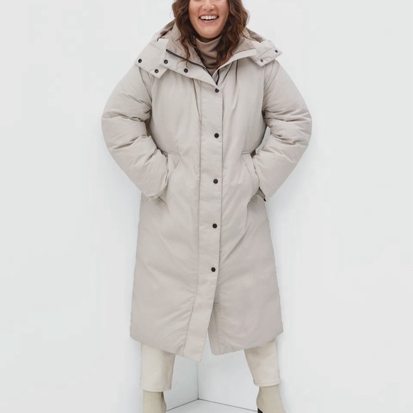 Everlane Duvet Puffer - Cream Puffer Jacket - Picture 16 of 16